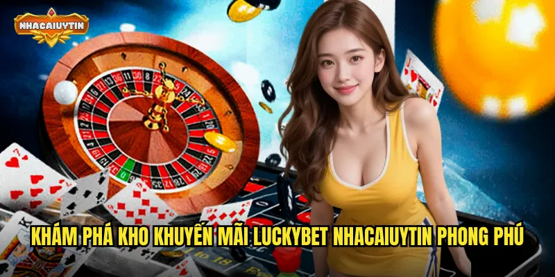 Khám phá kho khuyến mãi LuckyBet nhacaiuytin phong phú