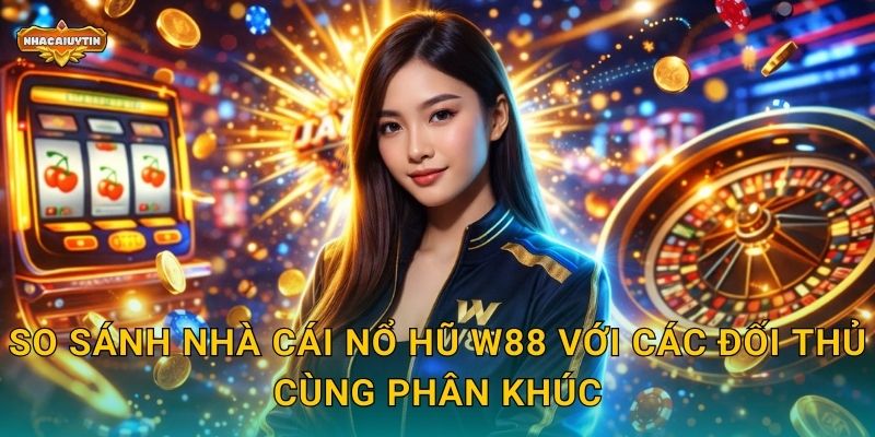So sánh nhà cái nổ hũ W88 với các đối thủ cùng phân khúc
