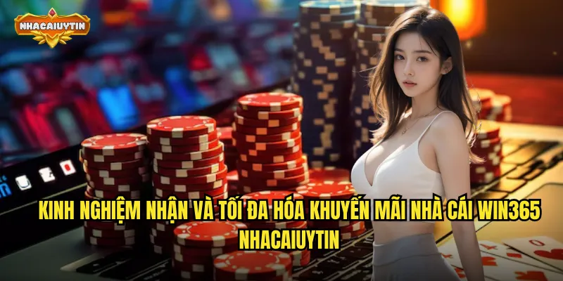 Kinh nghiệm nhận và tối đa hóa khuyến mãi nhà cái Win365 nhacaiuytin